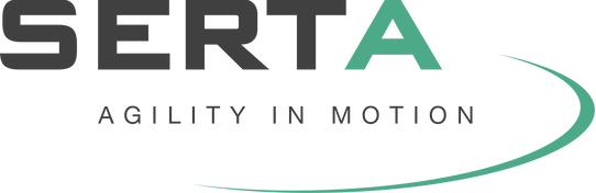 serta group logo vert et gris